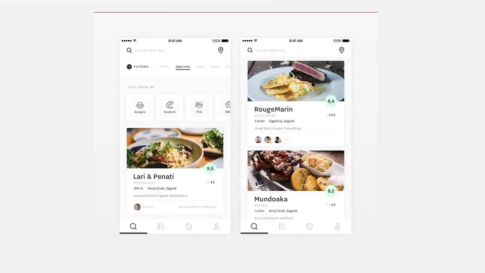 Приложение для еды